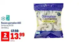 Makro Rauwe garnalen ASC aanbieding