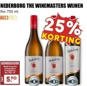 MCD Supermarkt NEDERBURG THE WINEMASTERS WIJNEN aanbieding