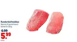 Makro Runderbiefstukken aanbieding