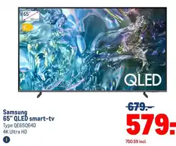 Makro Samsung 65 QLED smart-tv aanbieding
