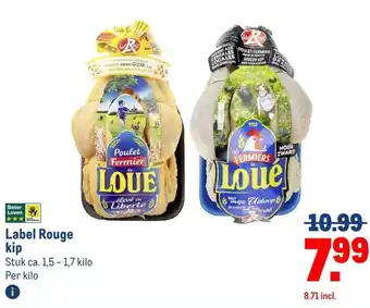 Makro Label Rouge kip aanbieding