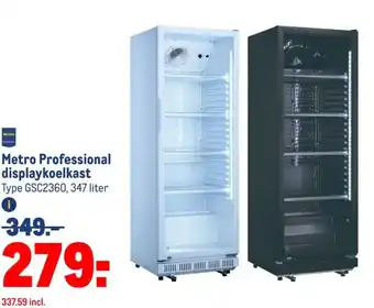 Makro Metro Professional displaykoelkast aanbieding