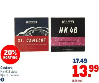 Makro Oesters aanbieding