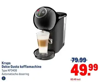 Makro Krups Dolce Gusto koffiemachine aanbieding