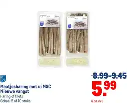 Makro Maatjesharing met ui MSC Nieuwe vangst aanbieding