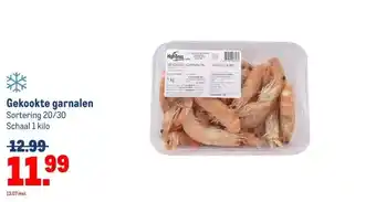 Makro Gekookte garnalen aanbieding
