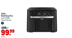 Makro Tefal Dual Easy Fry aanbieding