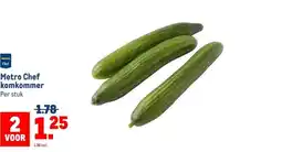 Makro Metro Chef komkommer aanbieding