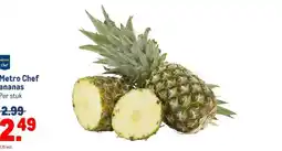 Makro Metro Chef ananas aanbieding