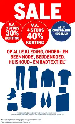 Makro OP ALLE KLEDING, ONDER- EN BEENMODE, BEDDENGOED, HUISHOUD- EN BADTEXTIEL aanbieding