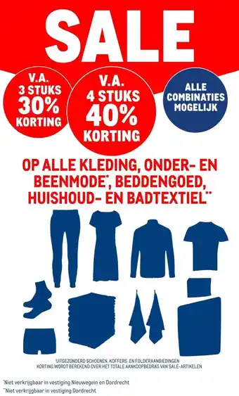 Makro OP ALLE KLEDING, ONDER- EN BEENMODE, BEDDENGOED, HUISHOUD- EN BADTEXTIEL aanbieding