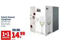 Makro Schott Zwiesel wijnglazen aanbieding