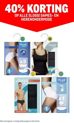 Makro OP ALLE SLOGGI DAMES- EN HERENONDERMODE aanbieding