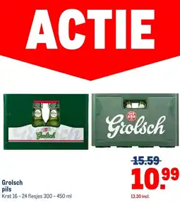 Makro Grolsch pils aanbieding