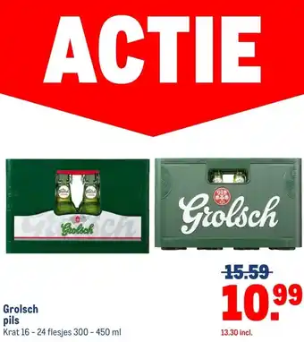 Makro Grolsch pils aanbieding
