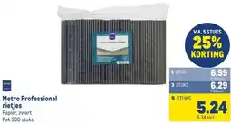 Makro Metro Professional rietjes aanbieding