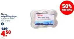 Makro Sigma verpakkingstape aanbieding