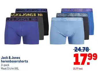 Makro Jack & Jones herenboxershorts aanbieding