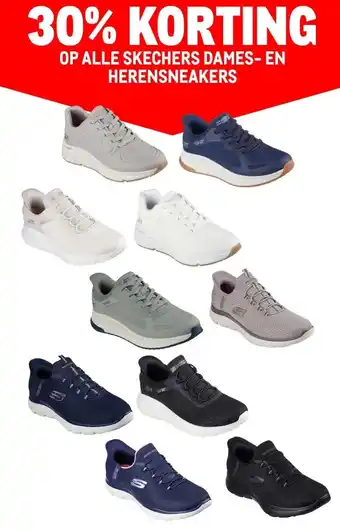 Makro OP ALLE SKECHERS DAMES- EN HERENSNEAKERS aanbieding