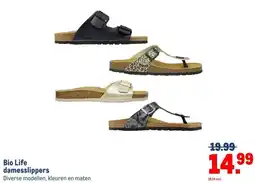 Makro Bio Life damesslippers aanbieding