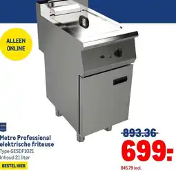 Makro Metro Professional elektrische friteuse aanbieding