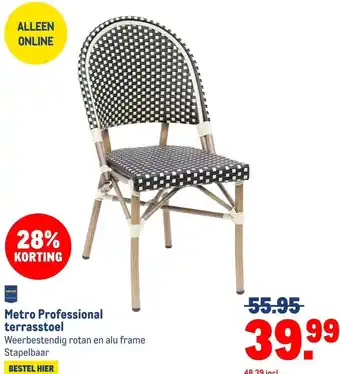 Makro Metro Professional terrasstoel aanbieding