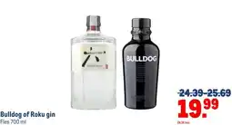 Makro Bulldog of Roku gin aanbieding
