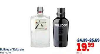 Makro Bulldog of Roku gin aanbieding