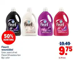 Makro Fleuril wasmiddel aanbieding
