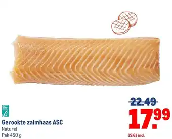 Makro Gerookte zalmhaas ASC aanbieding