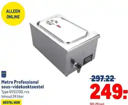 Makro Metro Professional sous-videkooktoestel aanbieding