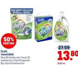 Makro Dreft wasmiddel aanbieding