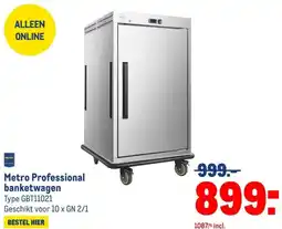Makro Metro Professional banketwagen aanbieding