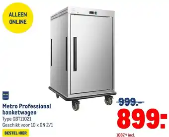 Makro Metro Professional banketwagen aanbieding