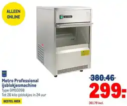 Makro Metro Professional ijsblokjesmachine aanbieding