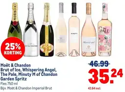 Makro Moët & Chandon Brut of Ice, Whispering Angel, The Pale, Minuty M of Chandon Garden Spritz aanbieding