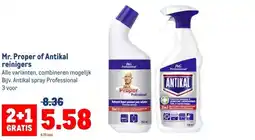 Makro Mr. Proper of Antikal reinigers aanbieding
