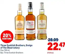 Makro Three Scottish Brothers, Greign of The Observatory aanbieding