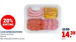 Makro Luxe barbecueschotels aanbieding