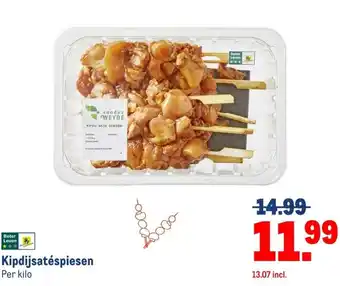 Makro Kipdijsatéspiesen aanbieding