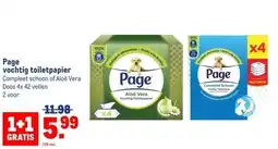 Makro Page vochtig toiletpapier aanbieding