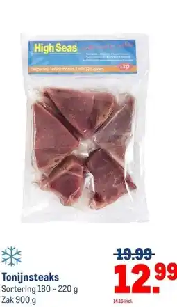 Makro Tonijnsteaks aanbieding