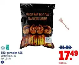 Makro BBQ-garnalen ASC aanbieding