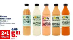 Makro Rimboe tafelsauzen aanbieding