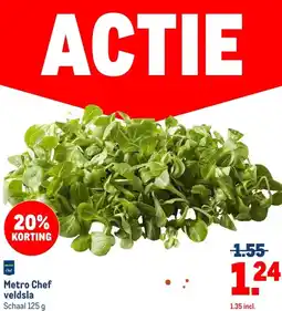 Makro Metro Chef veldsla aanbieding