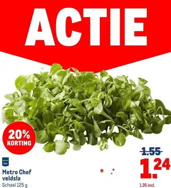Makro Metro Chef veldsla aanbieding