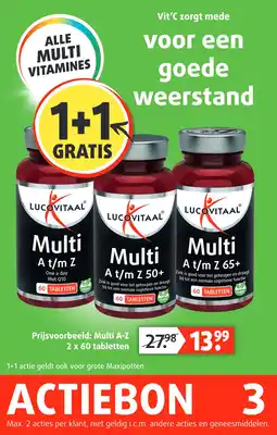 Lucovitaal ALLE MULTI VITAMINES aanbieding