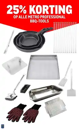 Makro OP ALLE METRO PROFESSIONAL BBQ-TOOLS aanbieding