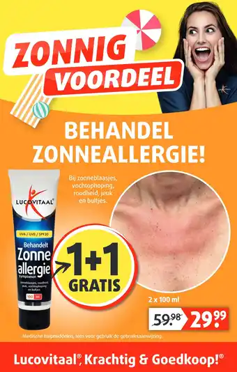 Lucovitaal BEHANDEL ZONNEALLERGIE! aanbieding