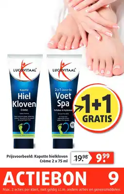 Lucovitaal Hiel Kloven of Voet Spa aanbieding